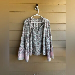 Lovestitch Boho Long Sleeve Blouse - Size L - Stitch Fix